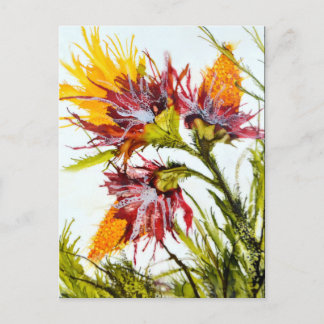 "Brista" vykortet som presenterar konst vid JAC Vykort