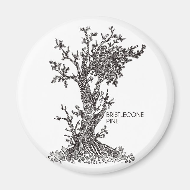 Bristlecone Gräs Magnet (Framsidan)