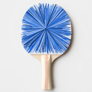 Bristning av blålinjenmönster pingisracket