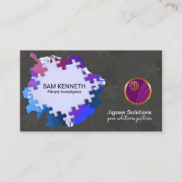 Bristning av den ljusa privata utredaren för visitkort