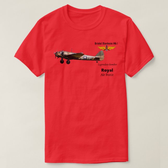 Bristol Blenheim 1 T Shirt (Design framsida)