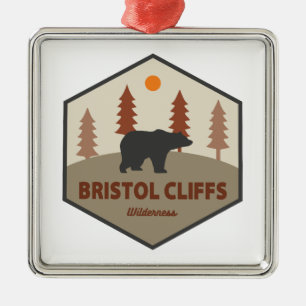 Bristol Cliffs Wilderness Bear Julgransprydnad Metall