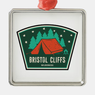 Bristol Cliffs Wilderness Vermont Camping Julgransprydnad Metall