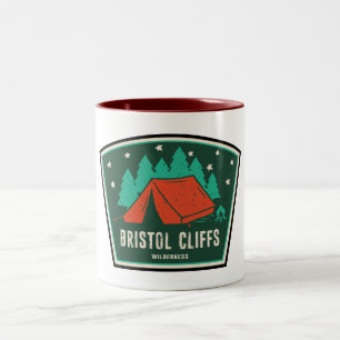 Bristol Cliffs Wilderness Vermont Camping Två-Tonad Mugg