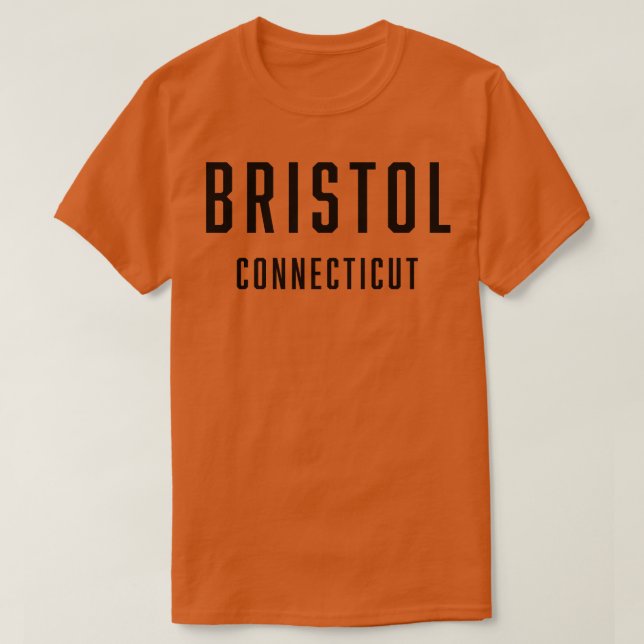Bristol Connecticut TShirt 4 T Shirt (Design framsida)