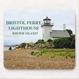 Bristol Ferry Lighthouse, Rhode island Mousepad Musmatta