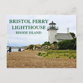 Bristol Ferry Lighthouse, Rhode island vycard Vykort