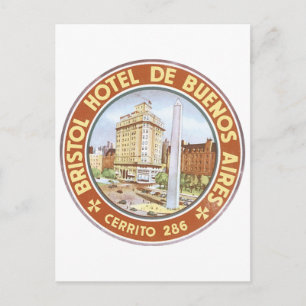 Bristol Hotel från Buenos Aires Vykort