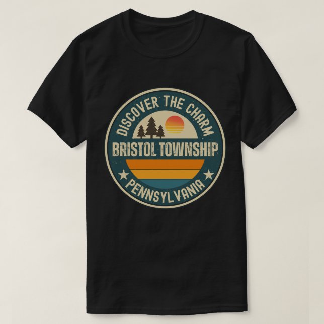 Bristol kommun i Pennsylvania T Shirt (Design framsida)