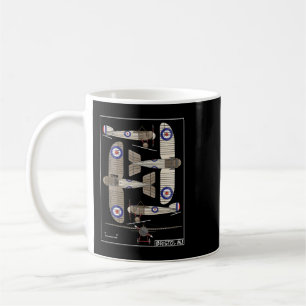 Bristol M.1 Monoplan Scout British WW1 Fighter Pl Kaffemugg