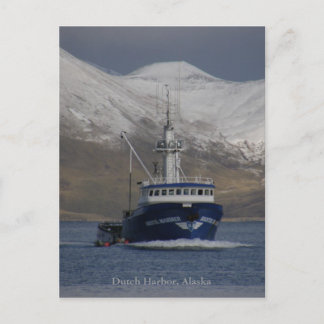 Bristol Mariner, Crab Boat in Dutch Harbour, Alask Vykort