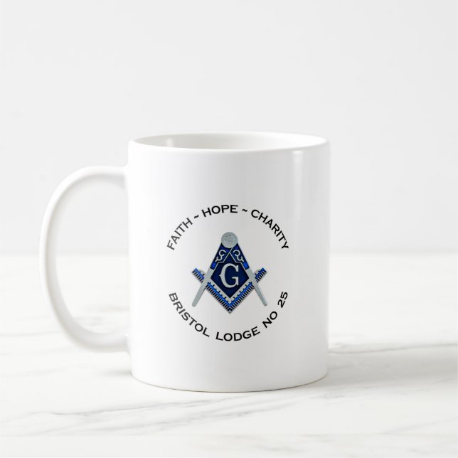 Bristol Masonic Mugg (Vänster)