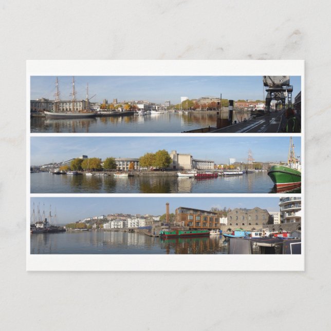 Bristol panoramor vykort (Framsida)