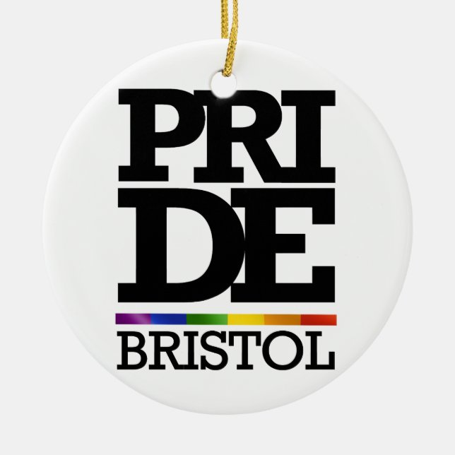 BRISTOL PRIDE - .PNG JULGRANSPRYDNAD KERAMIK (Framsidan)
