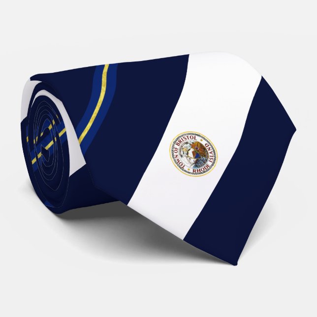 Bristol (Rhode island), flagga Neck Tie Slips (Rullad)