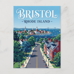 Bristol Rhode Island Vykort