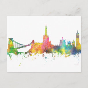 BRISTOL, UK SKYLINE VYKORT