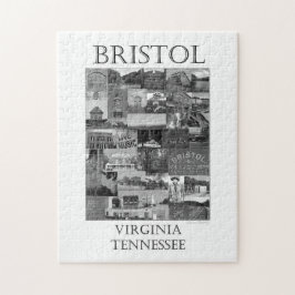 Bristol VA TN Collage Pussel