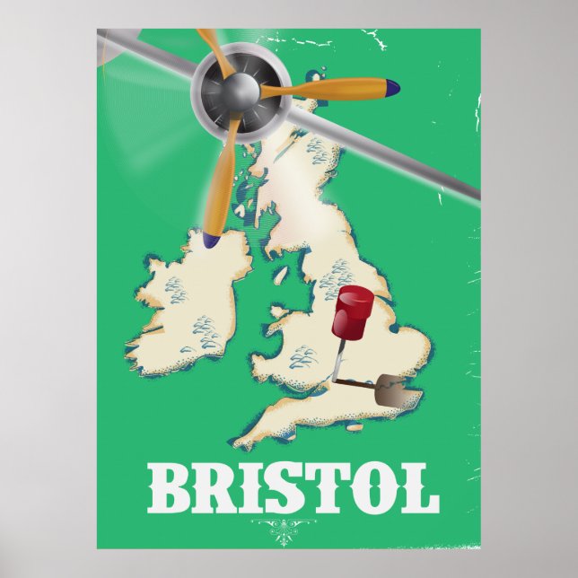Bristol Vintage resor poster (Framsidan)