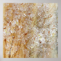 Bristor och blommor, vattenfärg