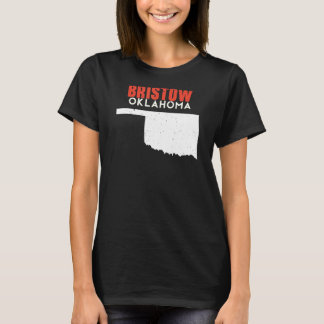 Bristow USA State America Travel Oklahoman T Shirt
