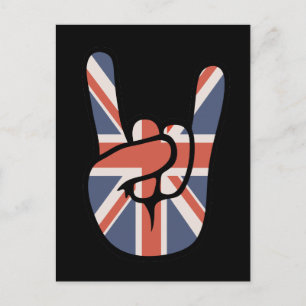 Brit Sten Hand Vykort
