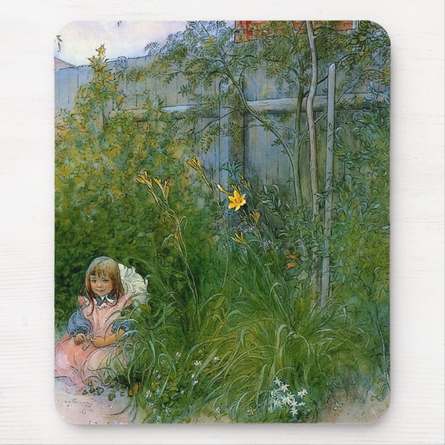 Brita i Flower Bed c1897 Musmatta (Framsidan)