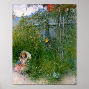 Brita i Flowerbed Poster