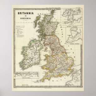 Britannia et Hibernia Poster