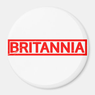 Britannia Frimärke Magnet