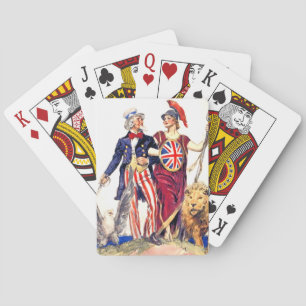 Britannia och Uncle Sam Casinokort