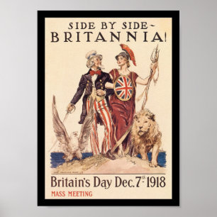 Britannia Världskrig II Poster