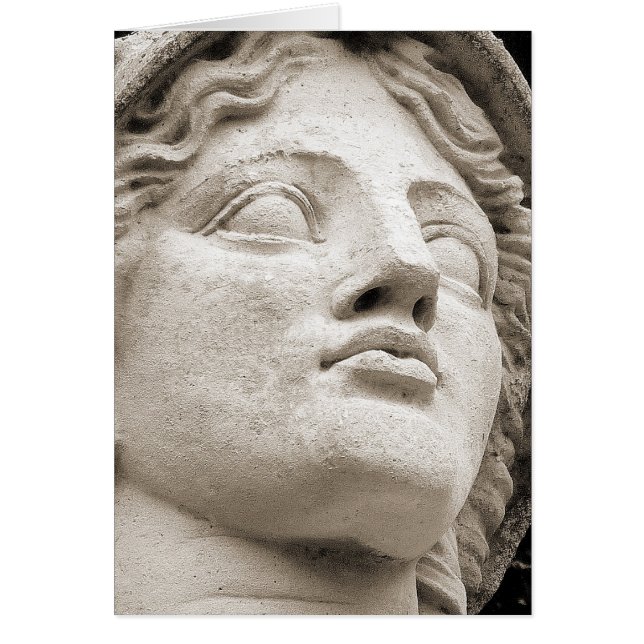 Britannia Warm Toned B&W Hälsningskort (Framsidan)