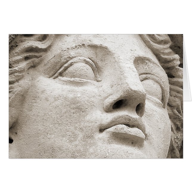 Britannia Warm Toned B&W Hälsningskort (Framsidan Horizontal)