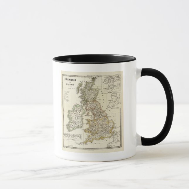 Britannien och Hibernia Mugg (Höger)