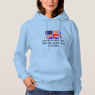 BRITANNIEN, PROUD AMERIKANSK MEDBORGARE T-SHIRT