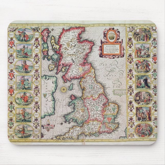Britannien, som det delades i Tymen Musmatta (Framsidan)