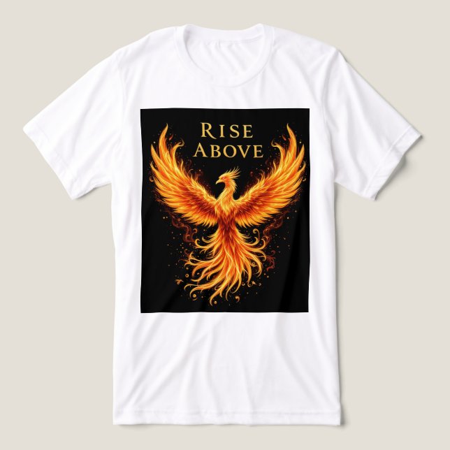 Brite-T Fire Bird Stig Uppåt 0019595 T Shirt (Design Framsida)