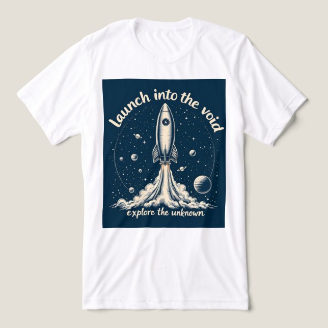 Brite-T Launch Into The Void 0018979 T Shirt (Design Framsida)