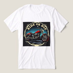Brite-T Motorcykel Ride or Die 0018667 T Shirt