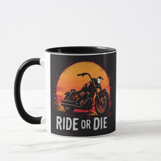 Brite-T Motorcykel Ride or Die 0019613 Mugg (Vänster)