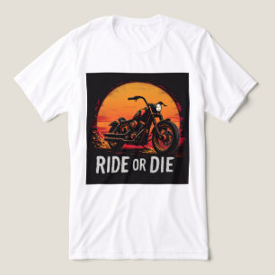 Brite-T Motorcykel Ride or Die 0019613 T Shirt