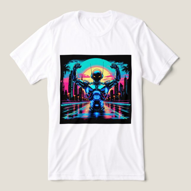 Brite-T Robot Strong 0018898 T Shirt (Design Framsida)
