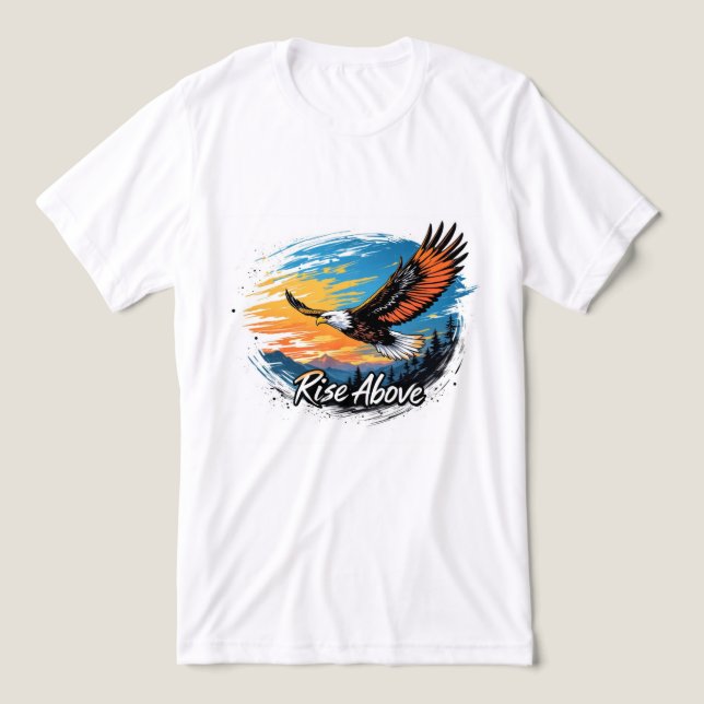 Brite-T Soaring Eagle Stig Högre 0019620 T Shirt (Design Framsida)