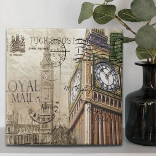 Britian England london clockTowbig ben Kakelplatta