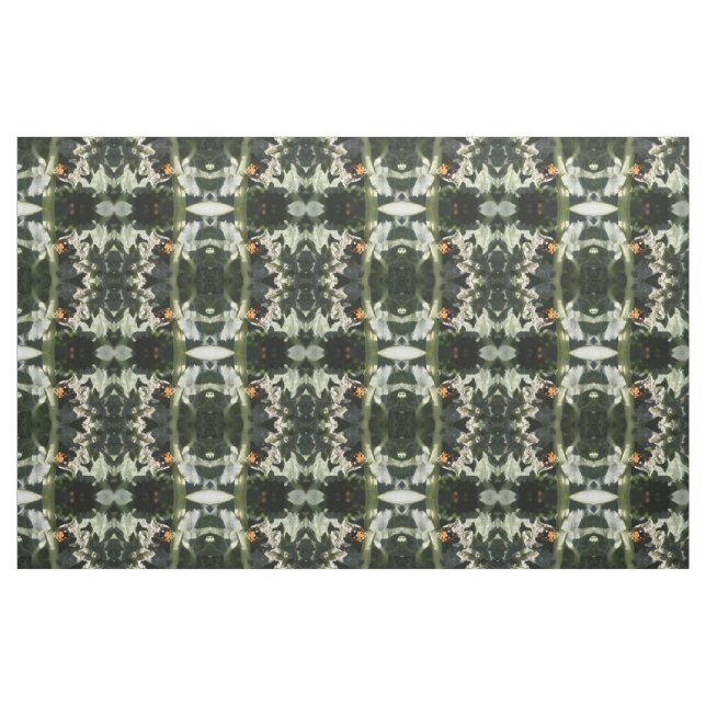 British 7 Spot Ladybug Patterned Animal Fabric Tyg (Fat Quarter)
