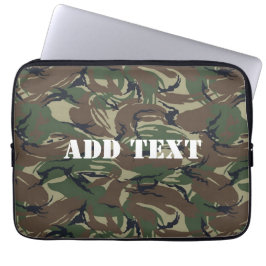 British 95 Forest Grönt Camouflage Laptop Fodral