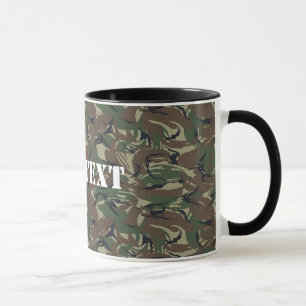 British 95 Forest Grönt Camouflage Mugg