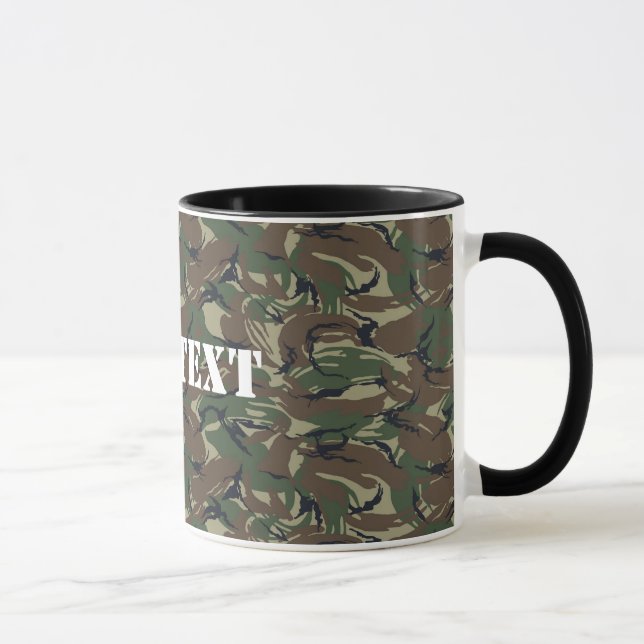 British 95 Forest Grönt Camouflage Mugg (Höger)