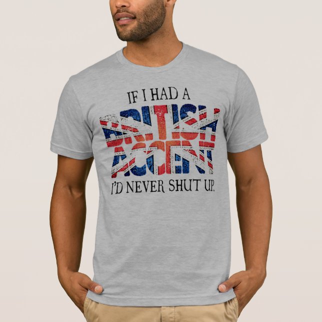 British Accent T-shirt (Framsida)